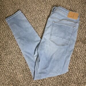 PacSun Jeans Mens 36x32 Light Wash Stacked Skinny Denim Pants Streetwear Casual